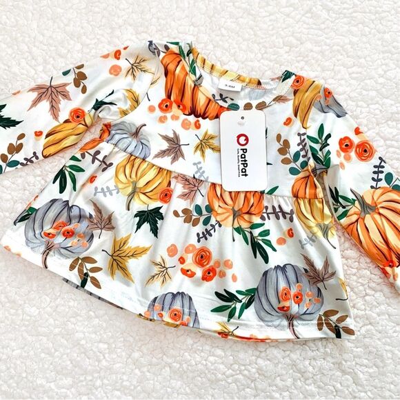 NWT PatPat Fall Autumn Long Sleeve Top - Picture 1 of 5
